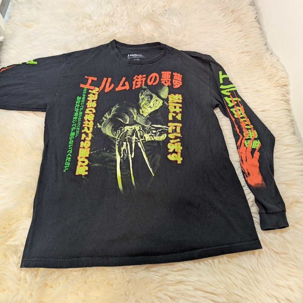 Nightmare On Elm Street Freddy Krueger Japanese Shirt All Over Print AOP Size XL
